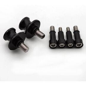 6 8 10mm CNC Motorcycle Swing Arm Spools Swingarm Sliders Spools Stand Bobbins Universal black