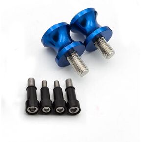 6 8 10mm CNC Motorcycle Swing Arm Spools Swingarm Sliders Spools Stand Bobbins Universal black