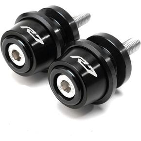 MOWOK Swingarm Spool Slider Fits For YAMAHA R7 YZFR7 YZF R7 2021 2022 2023 2024 Motorcycle Accessories Stand Screws (Black)