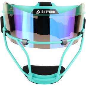 DUTYBOD Softball Face Mask Lightweight and Comfortable with Wide Field Vision fit All Ages - Durable and Safety Softball Face Mask Sets