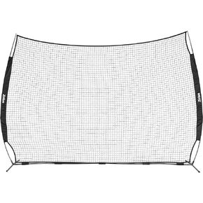 12x9ft & 16x10ft Barricade Backstop Net, Ball Sports Barrier Net, Practice Net for Baseball Softball Lacrosse Soccer Basketball and More