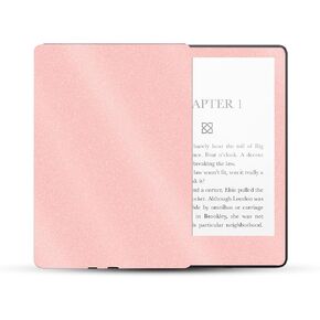 MightySkins Glossy Glitter Skin Compatible with Amazon Kindle Paperwhite 5 6.8-inch 11th Gen (2021) Full Wrap - Solid Blush | Protective High-Gloss Glitter Finish | Easy to Apply | Made in The USA