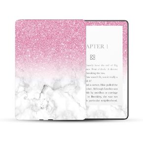 MightySkins Skin Compatible With Amazon Kindle Paperwhite 5 6.8-inch 11th Gen (2021) Full Wrap - Marble Glitz | Protective, Durable, and Unique Vinyl Decal wrap cover | Easy To Apply | Made in the USA