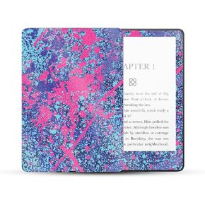 MightySkins Glossy Glitter Skin Compatible with Amazon Kindle Paperwhite 5 6.8-inch 11th Gen (2021) Full Wrap - Vibrant Splatter | High-Gloss Glitter Finish | Easy to Apply | Made in The USA