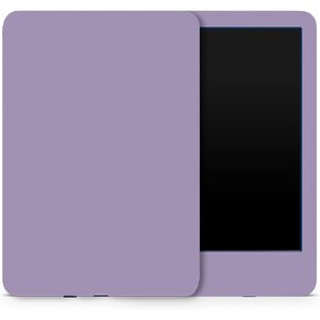 MightySkins Skin Compatible with Amazon Kindle 6-inch 11th Gen (2022) Full Wrap - Solid Lavender | Protective, and Unique Vinyl Decal wrap Cover | Easy to Apply | Made in The USA
