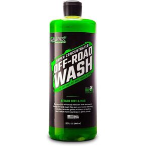Slick Products Off-Road Wash Extra Thick Foaming Cleaning Solution Dirt Bike, UTV, Truck, Offroad Car Wash Soap - Works With Foam Cannon, Foam Gun, Sprayers, Buckets, 32 oz., Citrus Scent