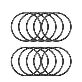 uxcell Nitrile Rubber O-Rings 65mm OD 59mm ID 3mm Width, Metric Buna-N Sealing Gasket, Pack of 10