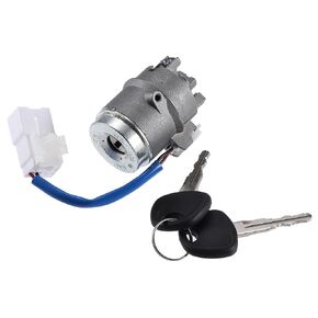 No.81920-1EA00 Car Ignition Switch Lock Cylinder with 2 Key for Hyundai Accent Sedan 2006-2011 / Steering Lock Cylinder Set/Durable / 1 Set/Silver Tone