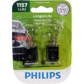 Philips Automotive Lighting 1157LLB2 1157 LongerLife Miniature Bulb, 2 Pack in Kuwait