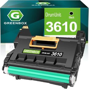 (NO Toner) Remanufactured Drum Unit Replacement for Xerox Phaser DR3610 DR3615 High Yield for Phaser 3610 WorkCentre 3615 Printer (20,000 Pages, 1 Pack Black)