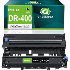 GREENBOX (NO Toner Remanufactured Drum Unit Replacement for Brother DR-400 DR400 Drum for DCP-1200 1400 HL-1240DX MFC-8300 P2500 P2500T IntelliFax-4100 4100E 8750P Printer (25,000 Pages, 1 Black)