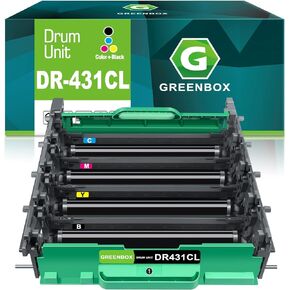 GREENBOX (NO Toner Remanufactured Drum Unit Replacement for Brother DR431CL DR-431CL for HL-L8260CDW L8360CDW L9310CDW DCP-L8410CDW MFC-L8610CDW L8690CDW L8900CDW L9570CDWT Printer