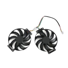inRobert 87mm 6Pin RTX2060S RTX1660S Graphics Card Fan Replacement for ASUS Dual RTX 2060/2070/1660 Super EVO GPU Fan