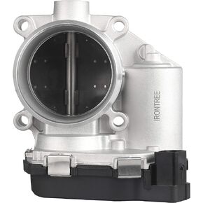 IRONTREE S20070 Professional Electronic Throttle Body Compatible with 05-19 Audi A3 A4 A5 A6 Q3 Q5 TT, 06-19 Volkswagen Beetle CC Eos Golf GTI Jetta Passat Tiguan, 1.8L 2.0L L4 Engine, OE Replacement