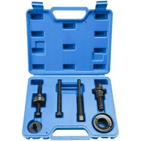 8milelake Power Steering Pump Pulley Puller Remover Installing Tool Set Compatible for GM Ford