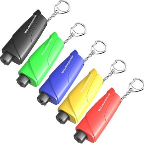 Window Breaker Seatbelt Cutter, 3-in-1 Glass Breaker and Seat Belt Cutter, 1 Pack Car Emergency Escape Tool for Automotive Accidents Black