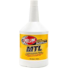 Red Line (50204) SAE 75W80 API GL-4 Manual Transmission and Transaxle Lubricant - Car Gear Oil - 1 Quart Bottle