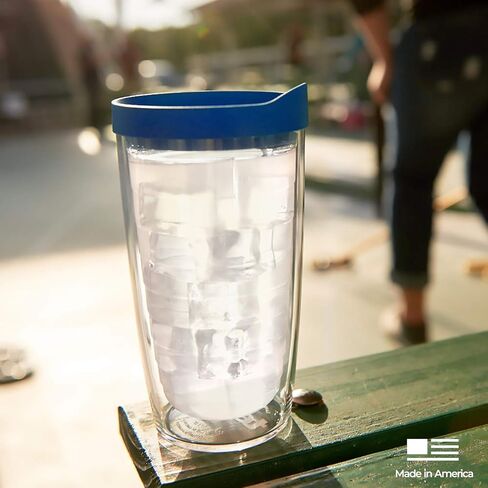 Tervis Ohio State Buckeyes Mascot Colossal Tumbler with Wrap and Red Lid 16oz, Clear in Kuwait