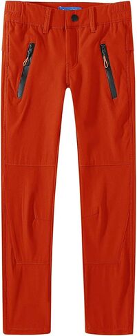 Camii Mia-Big-Boys-Fleece-Lined-Hiking Pants-Cargo Winter Snow Ski Pants Waterproof Insulted Warm Causal Lightweight in Saudi Arabia