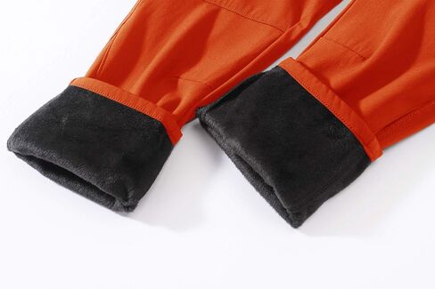 Camii Mia-Big-Boys-Fleece-Lined-Hiking Pants-Cargo Winter Snow Ski Pants Waterproof Insulted Warm Causal Lightweight in Saudi Arabia
