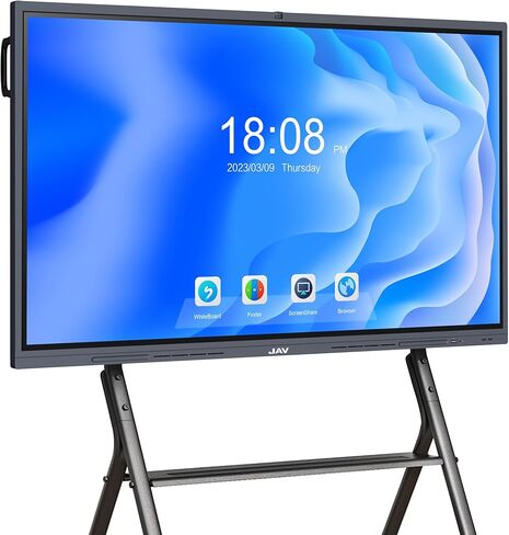 السبورة الذكية، 65 بوصة 4K UHD السبورة الذكية، السبورة الذكية التفاعلية التي تعمل باللمس، السبورة الذكية للفصول الدراسية والأعمال، نظام بيئي قوي للتطبيقات للاجتماعات عن بعد (اللوحة فقط) in Kuwait