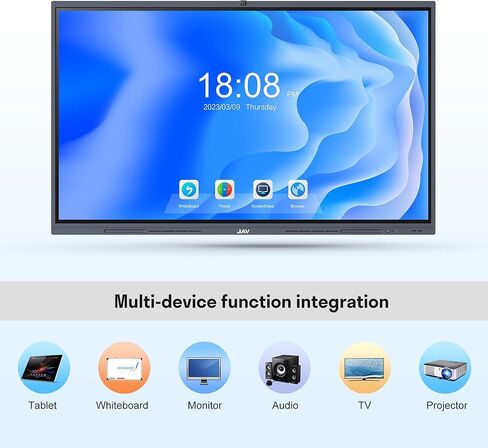 السبورة الذكية، 65 بوصة 4K UHD السبورة الذكية، السبورة الذكية التفاعلية التي تعمل باللمس، السبورة الذكية للفصول الدراسية والأعمال، نظام بيئي قوي للتطبيقات للاجتماعات عن بعد (اللوحة فقط) in Kuwait