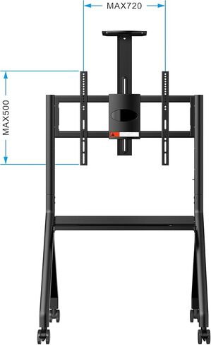 JAV Smart Board Stand for Interactive Whiteboard 55", Four Lockable Wheels, Design for The Modern Office or Classroom in Saudi Arabia