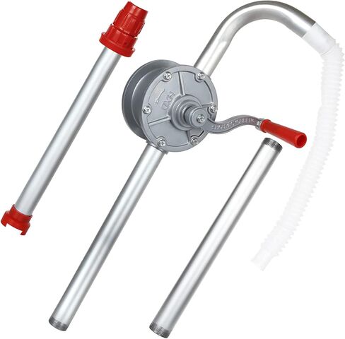 MNKNENG Barrel Pump 15 to 55 Gallon Drum Pump Rotary Hand Pump Fuel Pumps Transfer, Aluminum Heavy Duty Rotary Barrel Pump, Hand Drum Pump For Gasoline, Kerosene, Oil, Diesel, Hydraulic Fluid in Kuwait