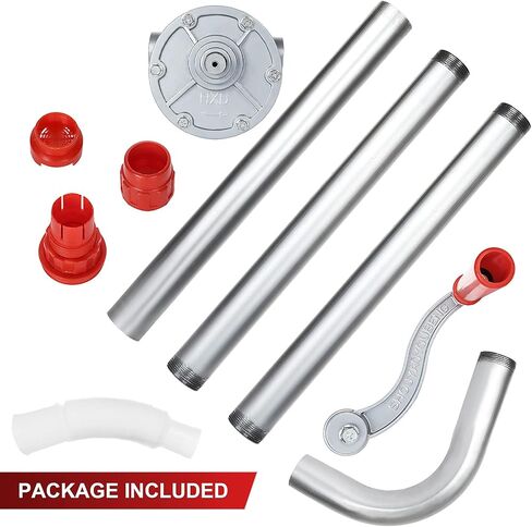 MNKNENG Barrel Pump 15 to 55 Gallon Drum Pump Rotary Hand Pump Fuel Pumps Transfer, Aluminum Heavy Duty Rotary Barrel Pump, Hand Drum Pump For Gasoline, Kerosene, Oil, Diesel, Hydraulic Fluid in Kuwait