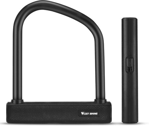 LuTuo U Bike Lock with Key, 17mm Bike Locks Heavy Duty Anti Theft Carbon Steel Bicycle Lock High Security Ebike Lock for Electric Scooter Mountain Bikes Wheel in Saudi Arabia