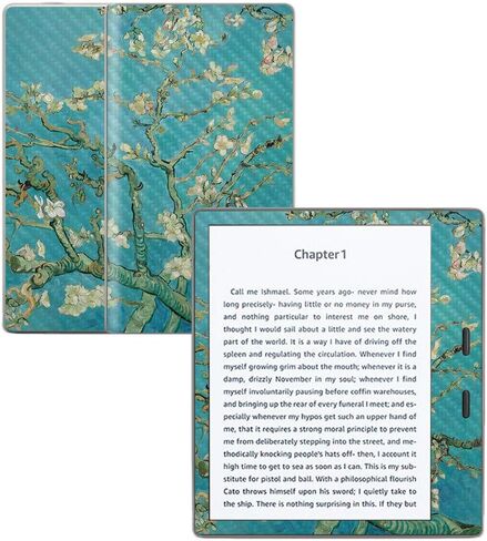 MightySkins Carbon Fiber Skin for Amazon Kindle Oasis 7" (9th Gen) - Seaweed | Protective, Durable Textured Carbon Fiber Finish | Easy to Apply, Remove, and Change Styles | Made in The USA in Saudi Arabia