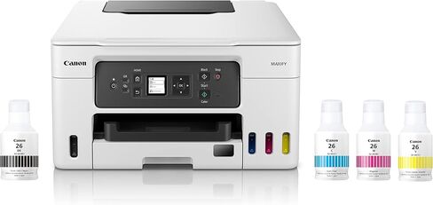 Canon PIXMA G6020 All-in-One Supertank Wireless (Megatank) Printer, Copier and Scan with Mobile Printing, Black, Works with Alexa in Kuwait