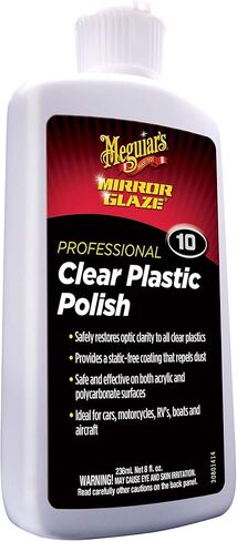 ملمع بلاستيك شفاف M1008 M10 من Meguiar - زجاجة 8 أونصة in Saudi Arabia