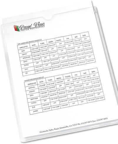 مظروف حامل مستندات Avery، يحمل 450 ورقة بحجم Letter/A4، 4 عبوات من 4 ألوان (73556) in Kuwait