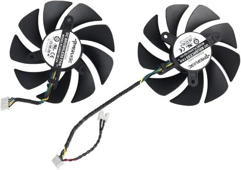 PLA09215B12H Graphics Card Fan Replacement for OEM Dell RTX 3060 3070 3080 3090 Video Card Cooling Fan Replace (Fan-AB) in Saudi Arabia
