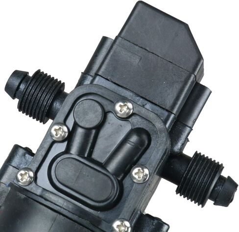 Amarine Made 12V مضخة الحجاب الحاجز لضغط المياه 6.5 لتر / دقيقة 1.7 GPM 80W الذاتي فتيلة RV الداعم البخاخ مضخة Micropump للقافلة / RV / قارب / البحرية in Kuwait