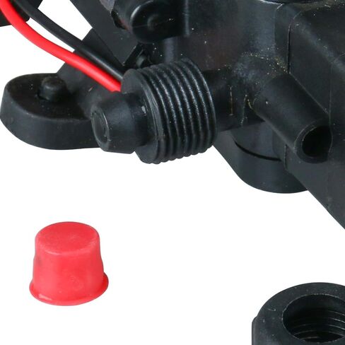 Amarine Made 12V مضخة الحجاب الحاجز لضغط المياه 6.5 لتر / دقيقة 1.7 GPM 80W الذاتي فتيلة RV الداعم البخاخ مضخة Micropump للقافلة / RV / قارب / البحرية in Kuwait