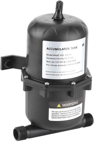 Mini Pressure Tank, Accumulator Pressure Tank Water Pump Flow Control 0.75 L 125PSI Waterproof for Marine RV Boat Accumulator Tank 12V accumulator tank accumulator tank in Saudi Arabia