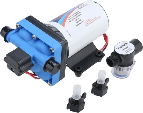 Amarine Made 12v مضخة غشاء لضغط الماء 5.0 Gpm 55 Psi - Caravan/rv/boat/Marine in Saudi Arabia