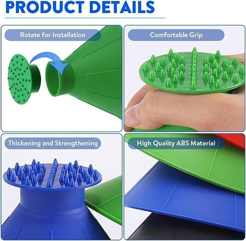 كاشطات ثلج للسيارة، مكشطة ثلج، كاشطات ثلج سحرية للزجاج الأمامي للسيارة، 4 قطع ممسحة إزالة الثلج المحمولة متعددة الوظائف، ترقية 2 في 1 للتزود بالوقود وإزالة الجليد، عالمية للحافلات والشاحنات وسيارات الدفع الرباعي in Kuwait