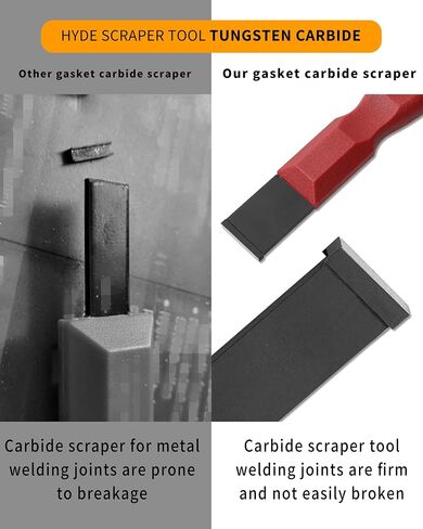 Gighipop Super Carbide Gasket Scrapper Tool, 1-1/4 Inch and 5/8 Inch-Carbide Scraper for Metal, Carbide Scraper Set(2 Pack) in Saudi Arabia