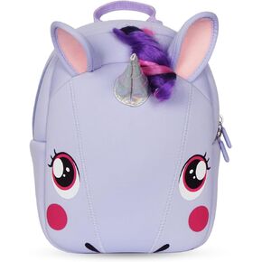Supercute 3D Unicorn Shape Toddler Backpack With Safety Leash for Boys & Girls, Outdoor Travel Anti-lost Kids Backpack (Pink)