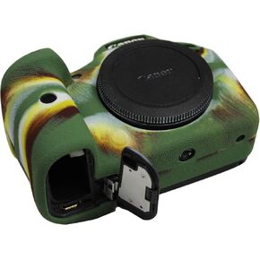 Silicone Gel Camera Case Compatible with Canon EOS R6 Black