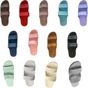 J-Slips Kids Sandals - Comfortable Boys and Girls Jesus Jandals for Beach and Summer - Waterproof Hawaiian Slides in 12 Colors, Sandalias