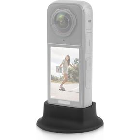 PULUZ كاميرا جبل قاعدة حامل لInsta360 X4، سيليكون عدم الانزلاق دعم محول لInsta 360 X4 اكسسوارات سطح المكتب جبل in Kuwait