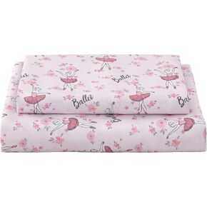 Softan Bed Sheet Set for Kids Boys, Twin Size Kids Sheets Microfiber Kids Fitted Sheet, Breathable & Silky Soft Feeling Kids Sheet Set 3 PCs Excavator Kids Twin Bed Sheet