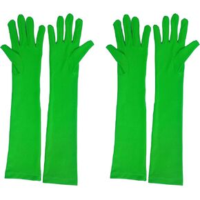 Chromakey Gloves Green Chroma Key Glove Invisible Effects Background Chroma Keying Green Gloves for Green Screen Photography Photo Video(Tight, Green x2Pairs)