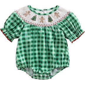 Ayalinggo الوليد طفلة الزي اليقطين المدخن الرضع منقوشة فقاعة رومبير التطريز هالوين الشكر الخريف الملابس in Kuwait