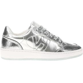 VINTAGE HAVANA Womens Quick 3 Metallic Slip On Sneakers Shoes Casual - Silver