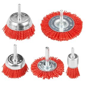 Aain Wire Cup Brush Set,6 Pack Wire Wheel for Angle Grinder,3 & 4 Inch Twisted Knotted & Coarse Crimped Cup Brush for Angle Grinders with 5/8"-11 UNC Thread Arbor for Removing Rust,Paint etc